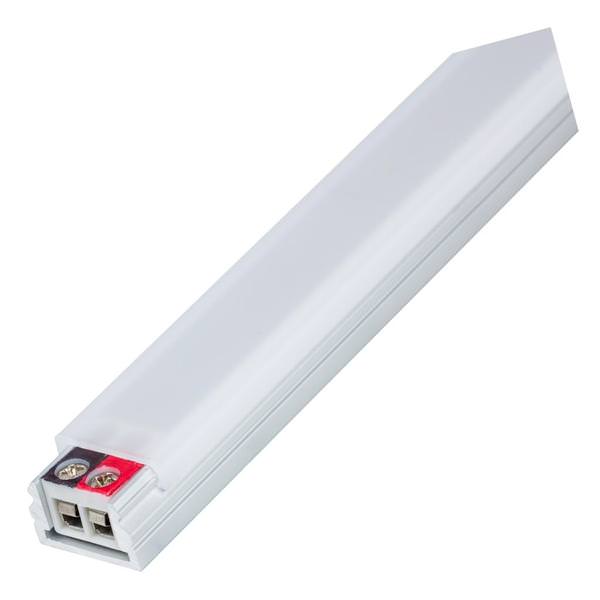 12.6" 4 watt 24 volt 3000K Natural White Flat LED Under Cabinet Fixture